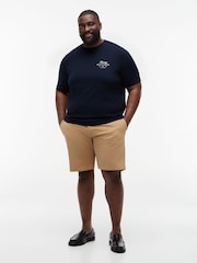 Tommy Hilfiger Blue Plus Logo Jersey Crew Neck T-Shirt - Image 3 of 5