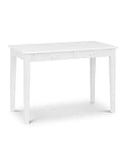 Julian Bowen White Carrington Compact 2 Drawer Desk - Image 3 of 6