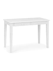 Julian Bowen White Carrington Compact 2 Drawer Desk - Image 4 of 6