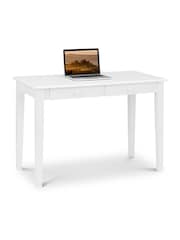 Julian Bowen White Carrington Compact 2 Drawer Desk - Image 5 of 6