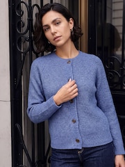 Roman Blue Soft Knit Cardigan - Image 2 of 4