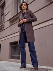 Roman Brown Suedette Faux Jacket - Image 2 of 4