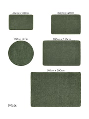 My Rug Green Soft Stain Resistant And Washable Rug - Image 5 of 6