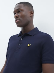 Lyle & Scott Navy Classic Polo Shirt - Image 3 of 5