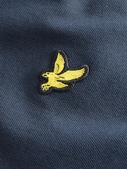 Lyle & Scott Navy Classic Polo Shirt - Image 5 of 5