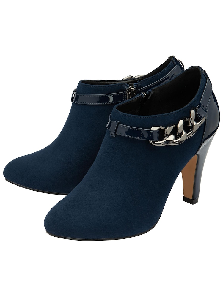 Lotus Blue Microfibre Shoe Boots - Image 2 of 4