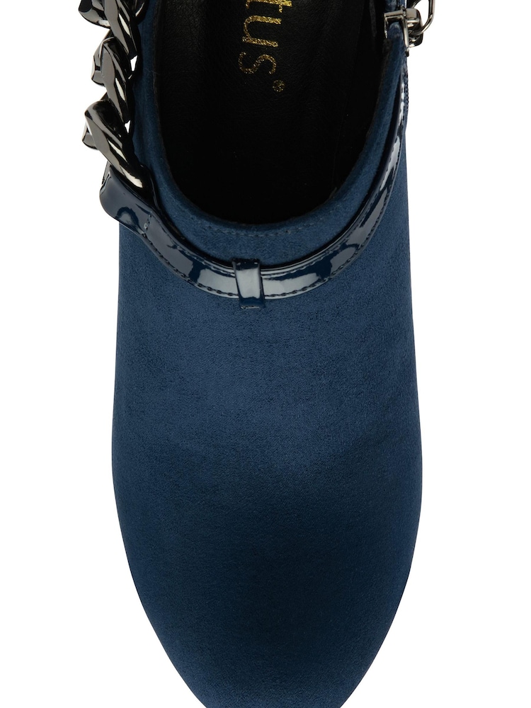 Lotus Blue Microfibre Shoe Boots - Image 4 of 4