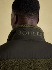 Joules Billy Green Quarter Zip Borg Fleece Sweatshirt - Image 7 of 8
