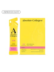 Absolute Collagen Raspberry Marine Liquid Sachets Supplements 10 x 12ml - Image 1 of 6