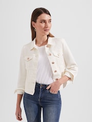 Hobbs White Mariam Jacket - Image 1 of 6