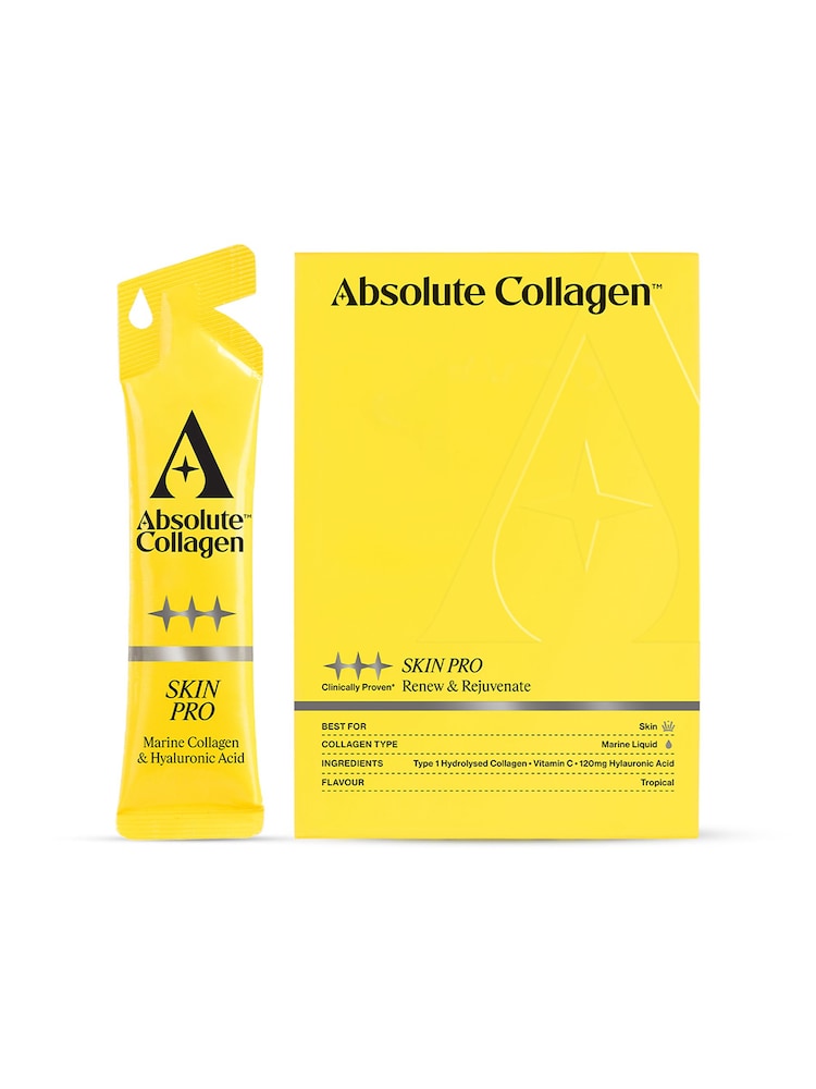 Absolute Collagen Skin Pro Marine Collagen Liquid Sachets - Image 1 of 6 Absolute Collagen Skin Pro Marine Collagen Liquid Sachets - Image 1 of 6