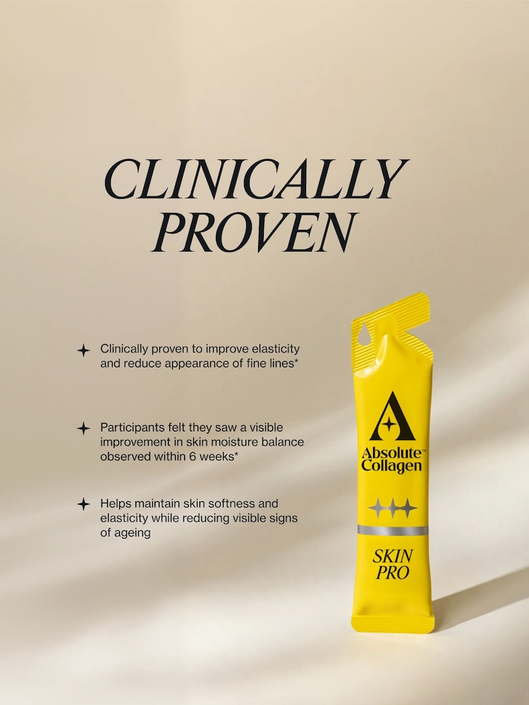 Absolute Collagen Skin Pro Marine Collagen Liquid Sachets - Image 2 of 6 Absolute Collagen Skin Pro Marine Collagen Liquid Sachets - Image 2 of 6