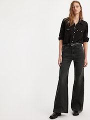 Levi's® On the Town No Crackle Ribcage Bell Jeans - Image 4 of 8
