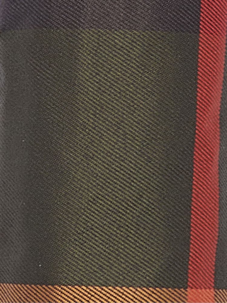 Barbour® Classic Green Tartan Portree Umbrella - Image 7 of 7