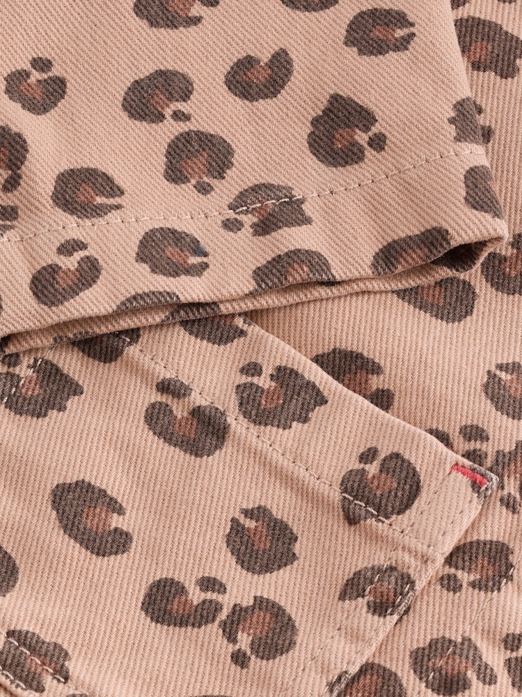 Animal Print 100% Cotton Shacket and Trousers Set (3mths-7yrs) - Image 10 of 11