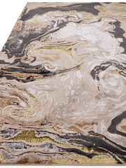 Asiatic Rugs Gold Aurora High Shine Marble Rug - Image 3 of 4