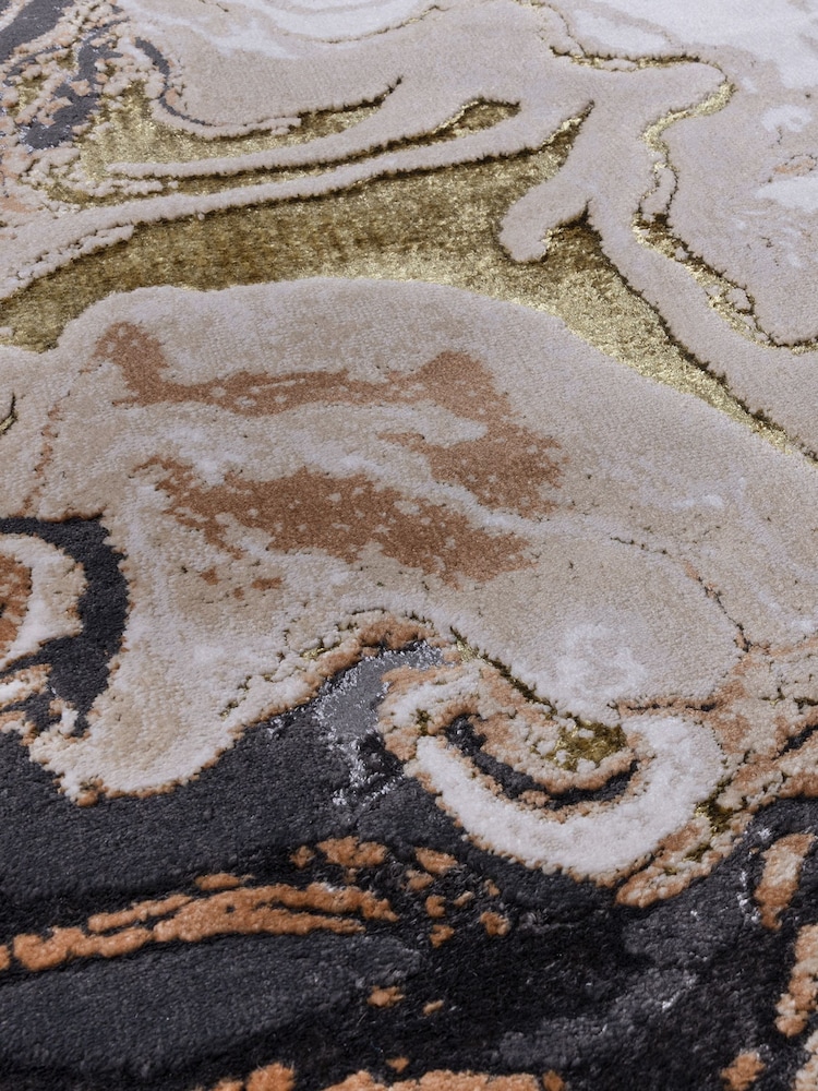 Asiatic Rugs Gold Aurora High Shine Rug - Image 7 of 7