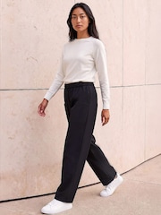 Roman Black Petite Patch Pocket Trousers - Image 2 of 4