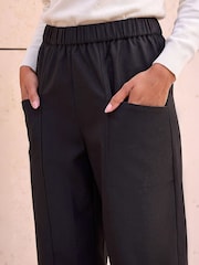 Roman Black Petite Patch Pocket Trousers - Image 4 of 4