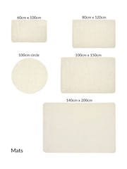 My Rug Ivory Washable And Stain Resistant And So Soft Textured Rug - Image 5 of 6