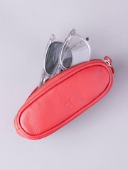 Lakeland Leather Red Double Glasses Case - Image 1 of 3