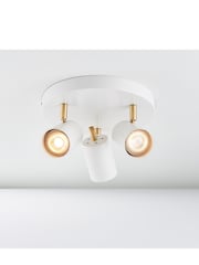 Gallery Home White Powell 22cm Spotlight - Image 1 of 5