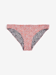 FatFace Orange Holiday Ditsy Reversible Pants - Image 1 of 4