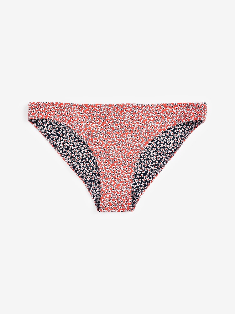 FatFace Orange Holiday Ditsy Reversible Pants - Image 1 of 4