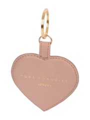 Pure Luxuries London Albany Leather Heart Keyring - Image 1 of 3