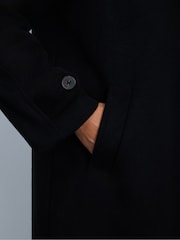 Live Unlimited Black Wool Blend Tailored Coat - Image 4 of 6