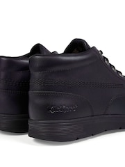 Kickers Black Youth Kelland Lace Hi Leather Shoes - Image 8 of 8