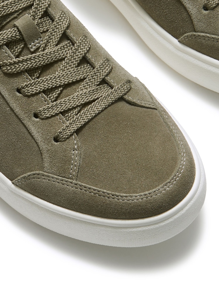 FitFlop Green Rtg Suede Lace Up Trainers - Image 5 of 5