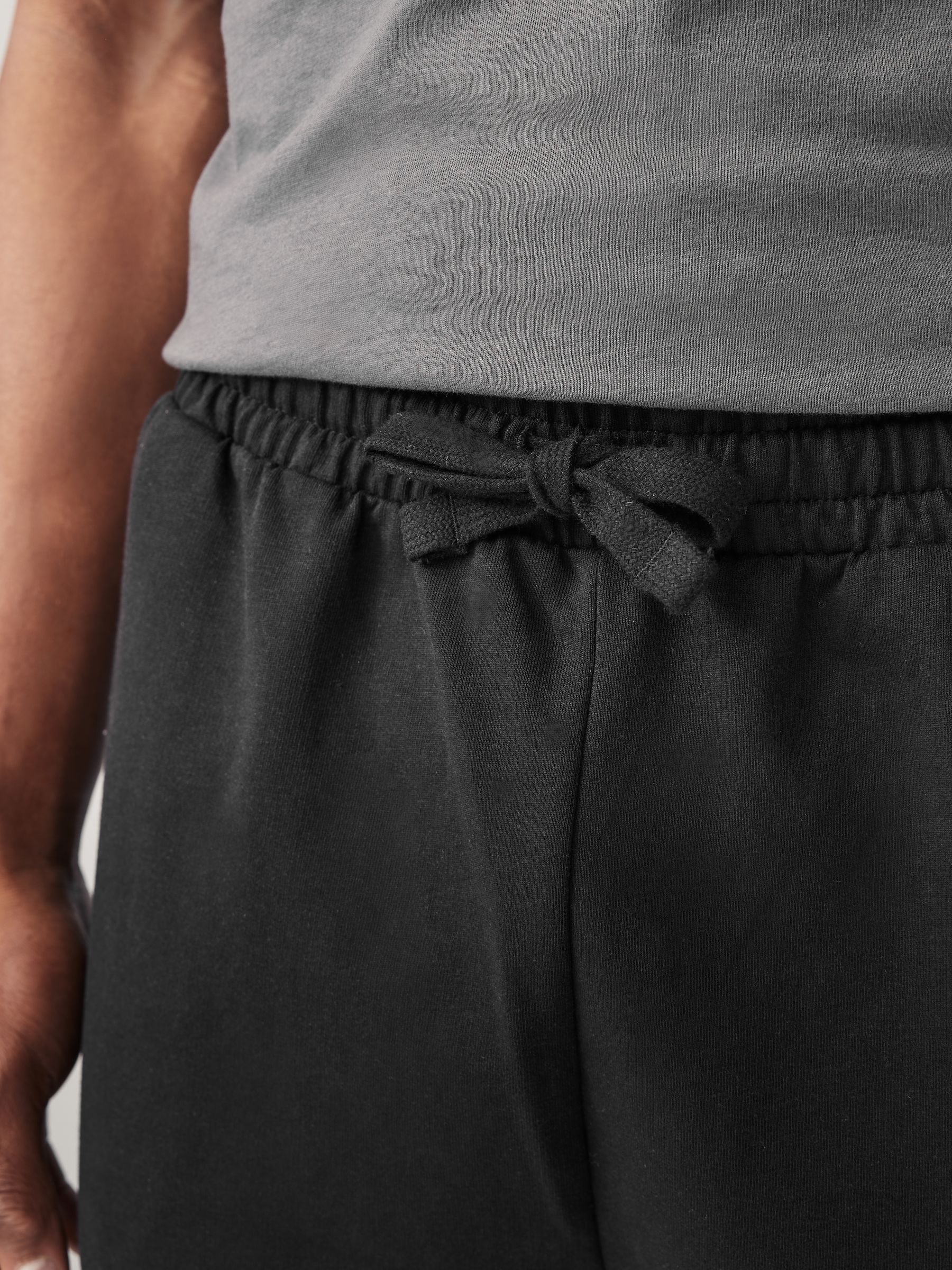 Buy Black/Navy Loopback Soft Touch 2 Pack Jogger Shorts from Next USA