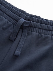 Black/Navy Loopback Soft Touch 2 Pack Jogger Shorts - Image 14 of 15