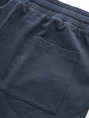 Black/Navy Loopback Soft Touch 2 Pack Jogger Shorts - Image 15 of 15