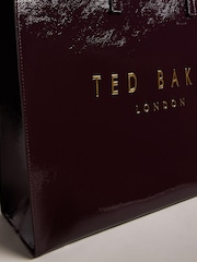 Ted Baker Purple Crikon Crinkle Ew Icon Tote Bag - Image 3 of 6