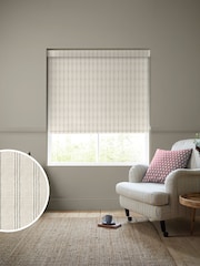 Emily Bond Linen George Stripe Made to Measure Roller Blinds - Image 1 of 6
