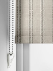 Emily Bond Linen George Stripe Made to Measure Roller Blinds - Image 5 of 6