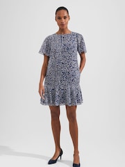 Hobbs Blue Sadie Dress - Image 1 of 4