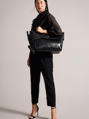 Ted Baker Black Jimma PU Large Bag - Image 1 of 5