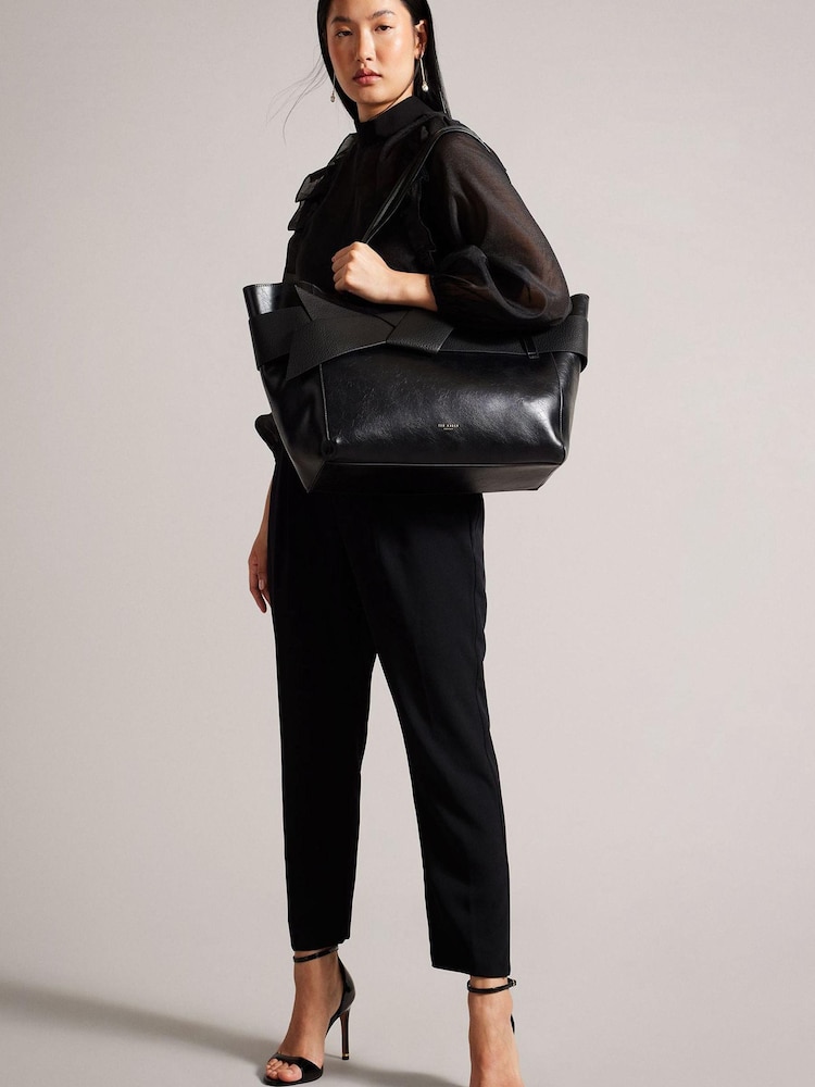 Ted Baker Black Jimma PU Large Bag - Image 1 of 5 Ted Baker Black Jimma PU Large Bag - Image 1 of 5