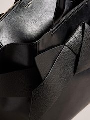 Ted Baker Black Jimma PU Large Bag - Image 5 of 5