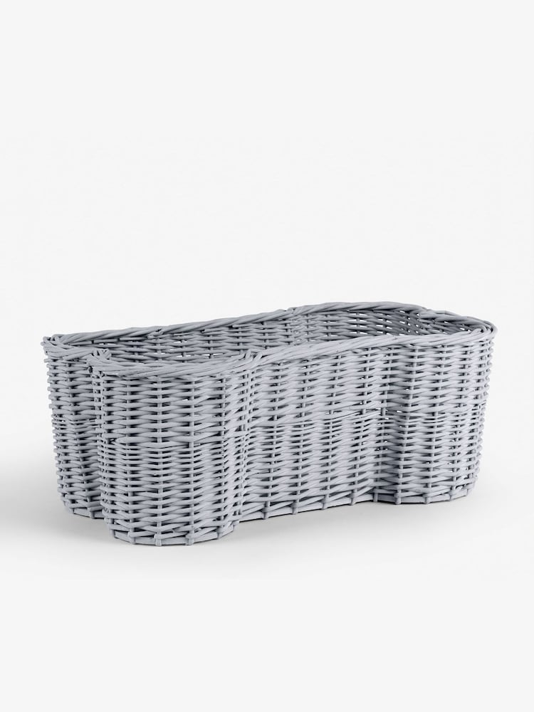 Grey Bone Shaped Pet Storage Basket - Image 3 of 3 Grey Bone Shaped Pet Storage Basket - Image 3 of 3