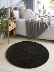 My Rug Black Washable And Stain Resistant And So Soft Textured Rug - Image 3 of 6