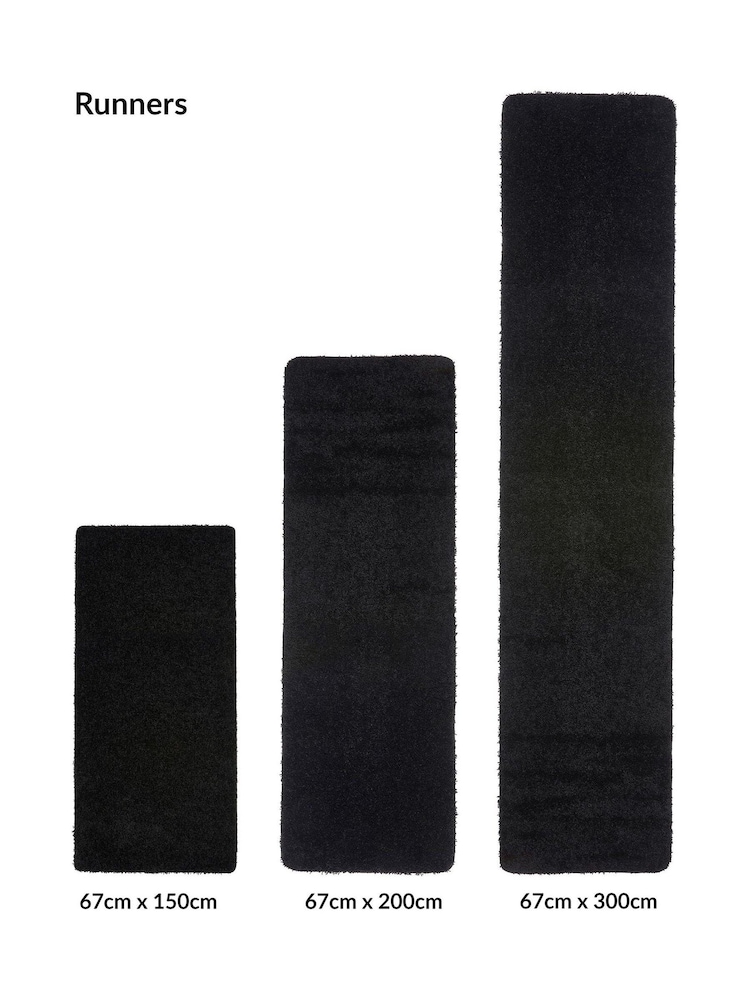 My Rug Black Washable And Stain Resistant And So Soft Textured Rug - Image 6 of 6