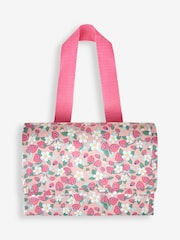 JoJo Maman Bébé Pink Strawberry Insulated Food & Bottle Bag - Image 2 of 2