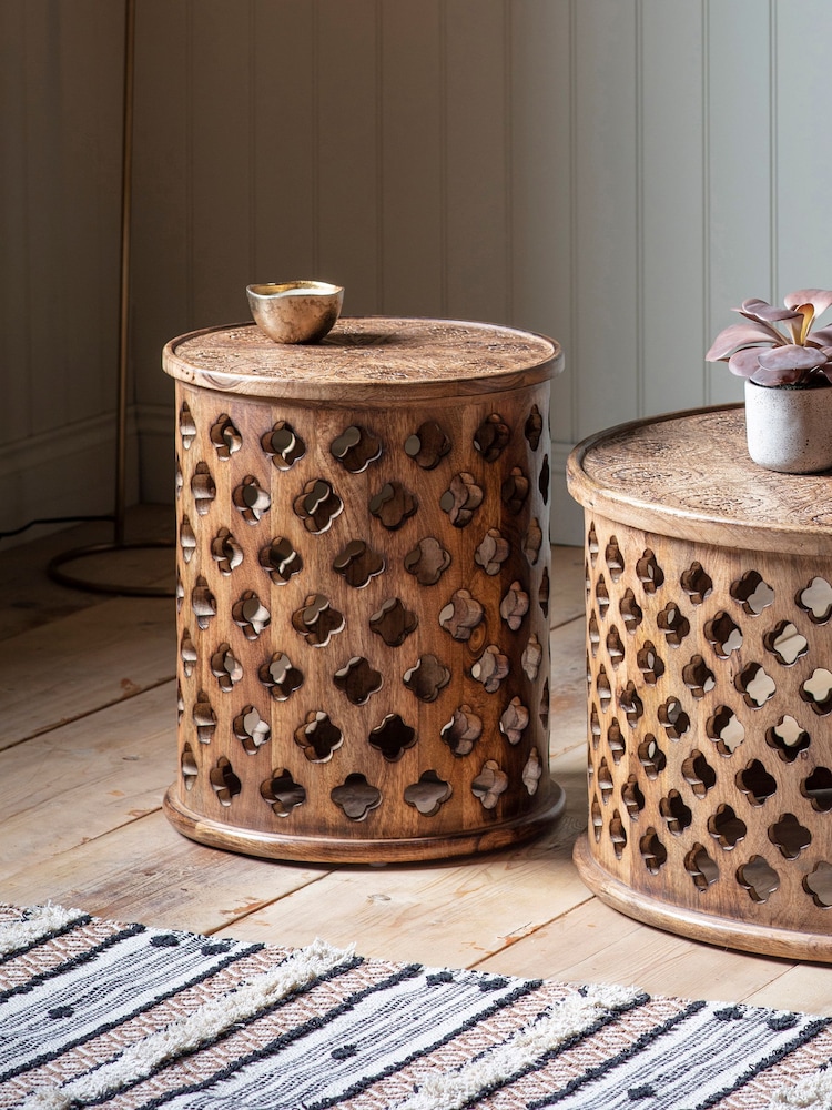Gallery Home Natural Side Table - Image 1 of 3 Gallery Home Natural Side Table - Image 1 of 3