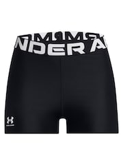 Under Armour Black Womens Heat Gear HG Authentics 8 Inches Shorts - Image 5 of 6