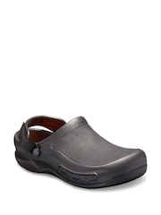 Crocs Black Bistro Pro Literide Slip-On Clogs - Image 3 of 6