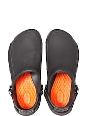 Crocs Black Bistro Pro Literide Slip-On Clogs - Image 6 of 6